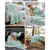 image:imageUtopia Bedding Cool Grey Checkered Fleece King Blanket for Couch or Bed Soft Plush Cozy Blanket for Women and Men Ultra Comfy TravelFriendly Bed Throws for Relaxation 90x102 InchesSage Green