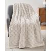 image:imageUtopia Bedding Cool Grey Checkered Fleece King Blanket for Couch or Bed Soft Plush Cozy Blanket for Women and Men Ultra Comfy TravelFriendly Bed Throws for Relaxation 90x102 InchesLinen