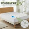 image:imageUtopia Bedding Premium 300 GSM Bamboo Mattress Protector Fits 15 Inches Deep Easy Care Pack of 2 Twin