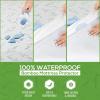 image:imageUtopia Bedding Waterproof Cooling Mattress Protector Twin Size 200 GSM Viscose Made from Bamboo Mattress Cover Fits 15 Inches Deep Fitted Style with Stretchable Pockets Pack of 6