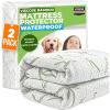 image:imageUtopia Bedding Premium 300 GSM Bamboo Mattress Protector Fits 15 Inches Deep Easy Care Pack of 2 Twin