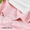 image:imageUtopia Bedding 100 Cotton Thermal Blanket Pink Twin Size Soft Lightweight Breathable Cozy Spring and Summer Blankets for Bed Home Room Decor Gifts for Women and Men 90x72 Inches