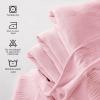 image:imageUtopia Bedding 100 Cotton Thermal Blanket Pink Twin Size Soft Lightweight Breathable Cozy Spring and Summer Blankets for Bed Home Room Decor Gifts for Women and Men 90x72 Inches