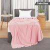 image:imageUtopia Bedding 100 Cotton Thermal Blanket Pink Twin Size Soft Lightweight Breathable Cozy Spring and Summer Blankets for Bed Home Room Decor Gifts for Women and Men 90x72 Inches