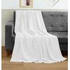 image:imageUtopia Bedding 100 Cotton Waffle Weave Blanket King Size for Bed  Lightweight Breathable Summer Blankets Soft and Cozy Gift for Mothers Day Home Decor Black 90x108 InchWhite
