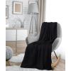 image:imageUtopia Bedding 100 Cotton Waffle Weave Blanket King Size for Bed  Lightweight Breathable Summer Blankets Soft and Cozy Gift for Mothers Day Home Decor Black 90x108 InchBlack