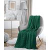 image:imageUtopia Bedding 100 Cotton Waffle Weave Blanket King Size for Bed  Lightweight Breathable Summer Blankets Soft and Cozy Gift for Mothers Day Home Decor Black 90x108 InchForest Green