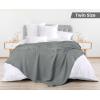 image:imageUtopia Bedding 100 Cotton Waffle Weave Blanket King Size for Bed  Lightweight Breathable Summer Blankets Soft and Cozy Gift for Mothers Day Home Decor Black 90x108 InchCool Grey