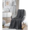 image:imageUtopia Bedding 100 Cotton Waffle Weave Blanket King Size for Bed  Lightweight Breathable Summer Blankets Soft and Cozy Gift for Mothers Day Home Decor Black 90x108 InchCharcoal