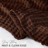 image:imageUtopia Bedding 100 Cotton Waffle Weave Blanket King Size for Bed  Lightweight Breathable Summer Blankets Soft and Cozy Gift for Mothers Day Home Decor Black 90x108 InchBrown