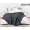 image:imageUtopia Bedding 100 Cotton Waffle Weave Blanket King Size for Bed  Lightweight Breathable Summer Blankets Soft and Cozy Gift for Mothers Day Home Decor Black 90x108 InchCharcoal