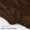 image:imageUtopia Bedding 100 Cotton Waffle Weave Blanket King Size for Bed  Lightweight Breathable Summer Blankets Soft and Cozy Gift for Mothers Day Home Decor Black 90x108 InchBrown