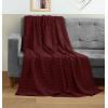 image:imageUtopia Bedding 100 Cotton Waffle Weave Blanket King Size for Bed  Lightweight Breathable Summer Blankets Soft and Cozy Gift for Mothers Day Home Decor Black 90x108 InchBurgundy