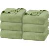 image:imageUtopia Bedding 100 Cotton Waffle Weave Blanket King Size for Bed  Lightweight Breathable Summer Blankets Soft and Cozy Gift for Mothers Day Home Decor Black 90x108 InchSage Green