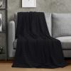 image:imageUtopia Bedding 100 Cotton Waffle Weave Blanket King Size for Bed  Lightweight Breathable Summer Blankets Soft and Cozy Gift for Mothers Day Home Decor Black 90x108 InchBlack