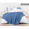 image:imageUtopia Bedding 100 Cotton Waffle Weave Blanket King Size for Bed  Lightweight Breathable Summer Blankets Soft and Cozy Gift for Mothers Day Home Decor Black 90x108 InchWedgewood