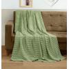 image:imageUtopia Bedding 100 Cotton Waffle Weave Blanket King Size for Bed  Lightweight Breathable Summer Blankets Soft and Cozy Gift for Mothers Day Home Decor Black 90x108 InchSage Green