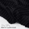 image:imageUtopia Bedding 100 Cotton Waffle Weave Blanket King Size for Bed  Lightweight Breathable Summer Blankets Soft and Cozy Gift for Mothers Day Home Decor Black 90x108 InchBlack