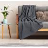 image:imageUtopia Bedding 100 Cotton Waffle Weave Blanket King Size for Bed  Lightweight Breathable Summer Blankets Soft and Cozy Gift for Mothers Day Home Decor Black 90x108 InchCharcoal