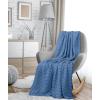 image:imageUtopia Bedding 100 Cotton Waffle Weave Blanket King Size for Bed  Lightweight Breathable Summer Blankets Soft and Cozy Gift for Mothers Day Home Decor Black 90x108 InchWedgewood