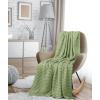 image:imageUtopia Bedding 100 Cotton Waffle Weave Blanket King Size for Bed  Lightweight Breathable Summer Blankets Soft and Cozy Gift for Mothers Day Home Decor Black 90x108 InchSage Green