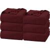 image:imageUtopia Bedding 100 Cotton Waffle Weave Blanket King Size for Bed  Lightweight Breathable Summer Blankets Soft and Cozy Gift for Mothers Day Home Decor Black 90x108 InchBurgundy