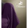image:imageUtopia Bedding 100 Cotton Waffle Weave Blanket King Size for Bed  Lightweight Breathable Summer Blankets Soft and Cozy Gift for Mothers Day Home Decor Black 90x108 InchPlum