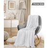 image:imageUtopia Bedding 100 Cotton Waffle Weave Blanket King Size for Bed  Lightweight Breathable Summer Blankets Soft and Cozy Gift for Mothers Day Home Decor Black 90x108 InchWhite
