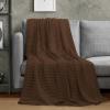 image:imageUtopia Bedding 100 Cotton Waffle Weave Blanket King Size for Bed  Lightweight Breathable Summer Blankets Soft and Cozy Gift for Mothers Day Home Decor Black 90x108 InchBrown