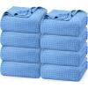 image:imageUtopia Bedding 100 Cotton Waffle Weave Blanket King Size for Bed  Lightweight Breathable Summer Blankets Soft and Cozy Gift for Mothers Day Home Decor Black 90x108 InchWedgewood