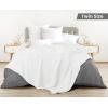image:imageUtopia Bedding 100 Cotton Waffle Weave Blanket King Size for Bed  Lightweight Breathable Summer Blankets Soft and Cozy Gift for Mothers Day Home Decor Black 90x108 InchWhite