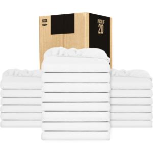image:imageUtopia Bedding Queen Fitted Sheets  Bulk Pack of 6 Bottom Sheets  Soft Brushed Microfiber  Deep Pockets  Shrinkage amp Fade Resistant  Easy Care WhiteWhite