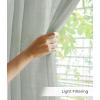 image:imageUtopia Bedding Sheer Curtains Grey 2 Panels Set Rod Pocket Drapes 54W x 96L Inches Luxurious Window Treatment Voile for Bedroom and Living RoomGrey