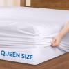 image:imageUtopia Bedding Waterproof 5Sided Mattress Protector Queen Size Premium Breathable Mattress Cover Fitted Style with Stretchable Pockets White  Pack of 2