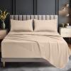 image:imageUtopia Bedding King Size Extra Deep Pocket Sheet Set  Fits Mattresses Up to 21 inches  Cooling Soft amp Breathable  OekoTex 4 Piece Bed Sheets OrangeBeige