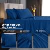 image:imageUtopia Bedding King Size Extra Deep Pocket Sheet Set  Fits Mattresses Up to 21 inches  Cooling Soft amp Breathable  OekoTex 4 Piece Bed Sheets OrangeBlue Dusk