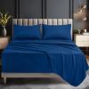 image:imageUtopia Bedding King Size Extra Deep Pocket Sheet Set  Fits Mattresses Up to 21 inches  Cooling Soft amp Breathable  OekoTex 4 Piece Bed Sheets OrangeBlue Dusk