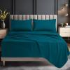 image:imageUtopia Bedding King Size Extra Deep Pocket Sheet Set  Fits Mattresses Up to 21 inches  Cooling Soft amp Breathable  OekoTex 4 Piece Bed Sheets OrangeDenim Blue