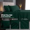 image:imageUtopia Bedding King Size Extra Deep Pocket Sheet Set  Fits Mattresses Up to 21 inches  Cooling Soft amp Breathable  OekoTex 4 Piece Bed Sheets OrangeEmerald