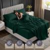 image:imageUtopia Bedding King Size Extra Deep Pocket Sheet Set  Fits Mattresses Up to 21 inches  Cooling Soft amp Breathable  OekoTex 4 Piece Bed Sheets OrangeEmerald