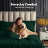 image:imageUtopia Bedding King Size Extra Deep Pocket Sheet Set  Fits Mattresses Up to 21 inches  Cooling Soft amp Breathable  OekoTex 4 Piece Bed Sheets OrangeEmerald