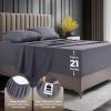 image:imageUtopia Bedding King Size Extra Deep Pocket Sheet Set  Fits Mattresses Up to 21 inches  Cooling Soft amp Breathable  OekoTex 4 Piece Bed Sheets OrangeGrey