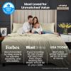 image:imageUtopia Bedding King Size Extra Deep Pocket Sheet Set  Fits Mattresses Up to 21 inches  Cooling Soft amp Breathable  OekoTex 4 Piece Bed Sheets OrangeIvory