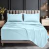 image:imageUtopia Bedding King Size Extra Deep Pocket Sheet Set  Fits Mattresses Up to 21 inches  Cooling Soft amp Breathable  OekoTex 4 Piece Bed Sheets OrangeIce Blue