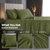 image:imageUtopia Bedding King Size Extra Deep Pocket Sheet Set  Fits Mattresses Up to 21 inches  Cooling Soft amp Breathable  OekoTex 4 Piece Bed Sheets OrangeOlive