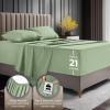 image:imageUtopia Bedding King Size Extra Deep Pocket Sheet Set  Fits Mattresses Up to 21 inches  Cooling Soft amp Breathable  OekoTex 4 Piece Bed Sheets OrangeSage