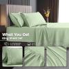 image:imageUtopia Bedding King Size Extra Deep Pocket Sheet Set  Fits Mattresses Up to 21 inches  Cooling Soft amp Breathable  OekoTex 4 Piece Bed Sheets OrangeSage