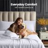 image:imageUtopia Bedding King Size Extra Deep Pocket Sheet Set  Fits Mattresses Up to 21 inches  Cooling Soft amp Breathable  OekoTex 4 Piece Bed Sheets OrangeWhite
