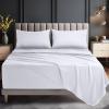 image:imageUtopia Bedding King Size Extra Deep Pocket Sheet Set  Fits Mattresses Up to 21 inches  Cooling Soft amp Breathable  OekoTex 4 Piece Bed Sheets OrangeWhite