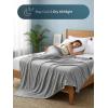 image:imageUtopia Bedding Twin Size Cooling Blanket for Hot Sleepers Summer Lightweight Thin Breathable Soft Blanket for Bed Couch amp Sofa Grey 60x80 inchesGrey